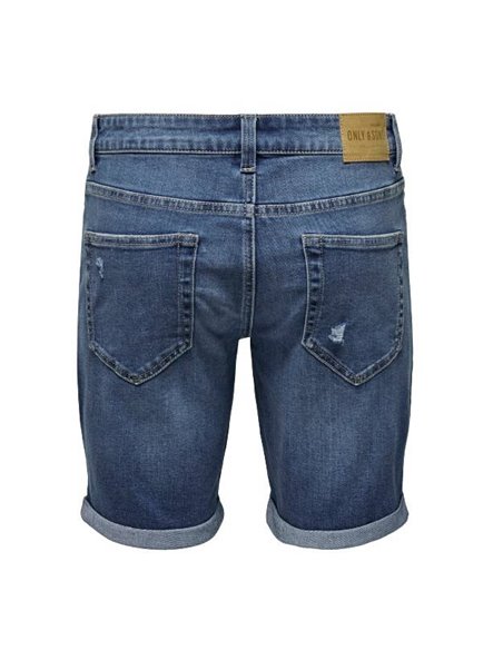 BERMUDAS DENIM ONSPLY DESTROY 5836 Medium Blue/Azul Medio