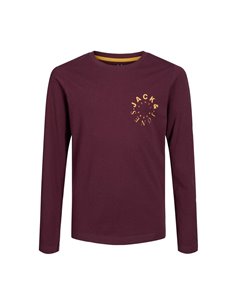 CAMISETA JUNIOR JJWARRIOR Port Royale/Burdeos