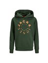 SUDADERA JUNIOR JJWARRIOR Mountain View/Verde
