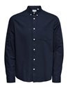 CAMISA OXFORD ONSALVARO Dress Blue/ Azul Gris