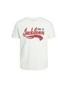 CAMISETA JUNIOR JJELOGO Cloud Dancer/Blanco