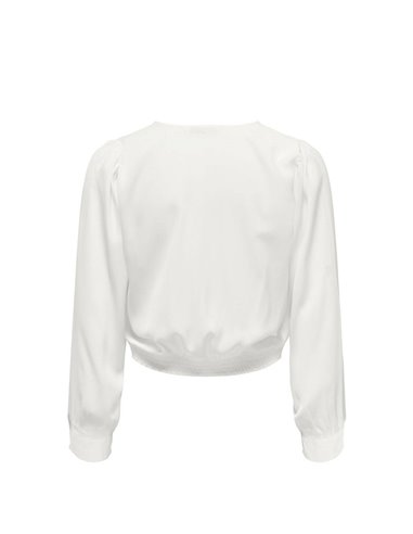 TOP CROP onlJENNY Cloud Dancer/Blanco