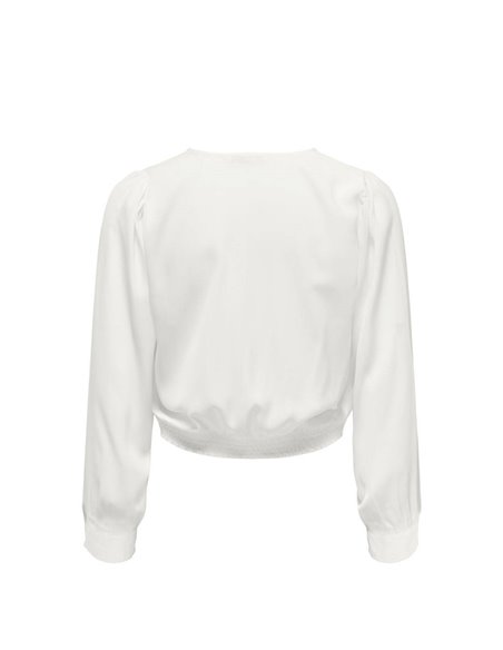 TOP CROP onlJENNY Cloud Dancer/Blanco