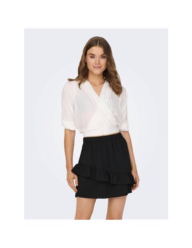 TOP CROP onlJENNY Cloud Dancer/Blanco