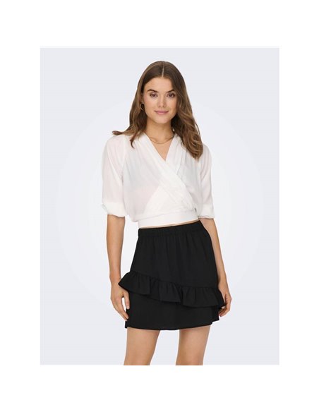 TOP CROP onlJENNY Cloud Dancer/Blanco