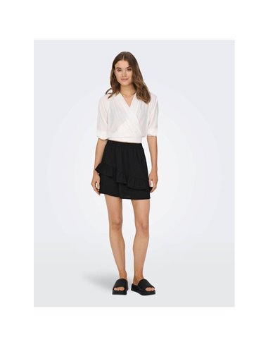 TOP CROP onlJENNY Cloud Dancer/Blanco