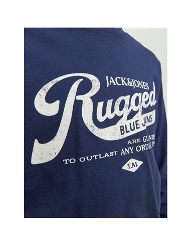 CAMISETA JUNIOR JJEJEANS Mood Indigo/Azul