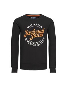 SUDADERA JUNIOR JJMIKK Black/Negro