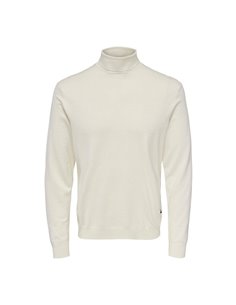 JERSEY DE CUELLO VUELTO ONSWYLER Star White/Crudo