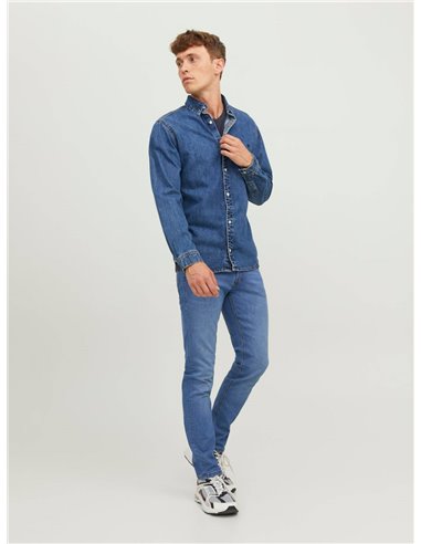 PANTALÓN DENIM JJIGLENN ORIGINAL SQ223 Blue/Azul