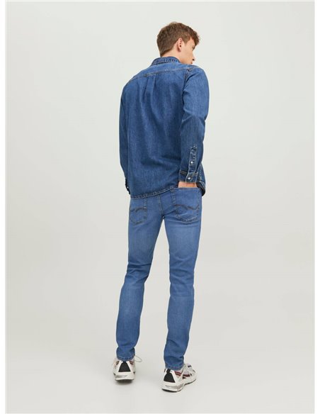 PANTALÓN DENIM JJIGLENN ORIGINAL SQ223 Blue/Azul