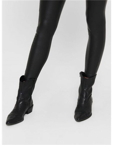 LEGGINGS DE PIEL SINTÉTICA JDYSTINE Black/Negro