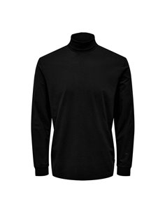 CAMISETA DE CUELLO VUELTO ONSTHOR Black/Negro