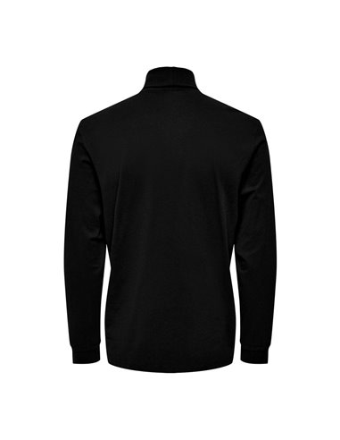 CAMISETA DE CUELLO VUELTO ONSTHOR Black/Negro