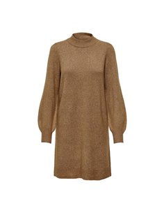 VESTIDO DE PUNTO JDYRUE Toasted Coconut/Tostado