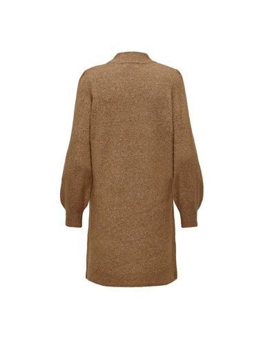 VESTIDO DE PUNTO JDYRUE Toasted Coconut/Tostado
