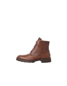 BOTA DE PIEL JFWBERNIE Cognac/Marrón