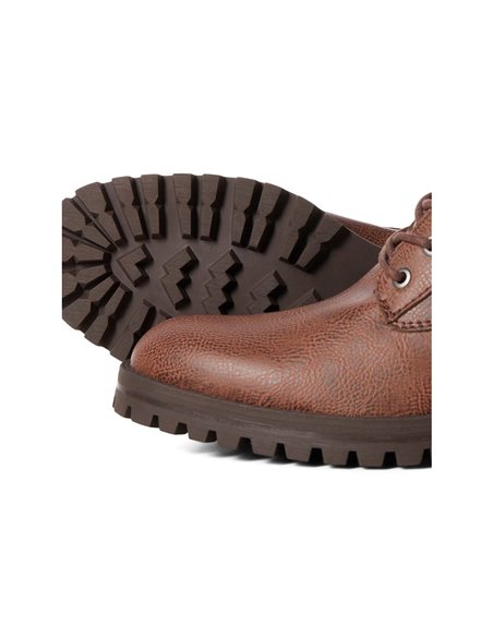 BOTA DE PIEL JFWBERNIE Cognac/Marrón
