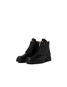 BOTA DE PIEL JFWBERNIE Anthracite/Negro 2
