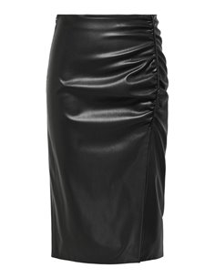 FALDA MIDI CUERO onlMIA Black/Negro