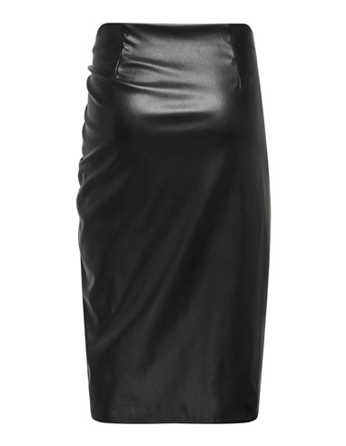 FALDA MIDI CUERO onlMIA Black/Negro