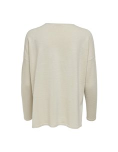 JERSEY CUELLO PICO onlAMALIA Pumice Stone/Beige 2