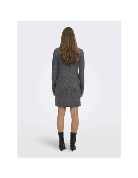 VESTIDO DE CUELLO VUELTO JDYELANOR Dark Grey/Gris