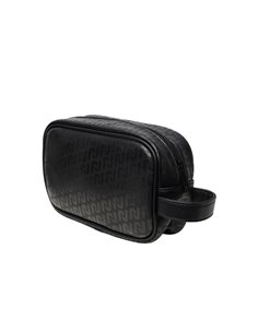 NECESER DE PIEL CRAQUELADA JACMONOGRAM Black/Negro