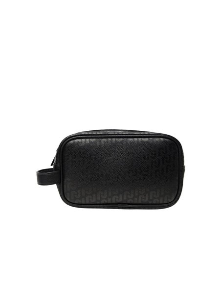 NECESER DE PIEL CRAQUELADA JACMONOGRAM Black/Negro