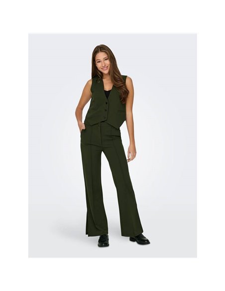 PANTALÓN SLIT JDYGEGGO Rosin/Verde