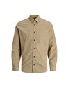 CAMISA DE PANA JJPLAIN Otter/Camel