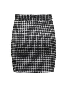 FALDA onlTIT BUTTON Black/Silver - Negro/Plata 2