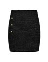 FALDA onlTIT BUTTON Black/Cloud - Negro/Blanco