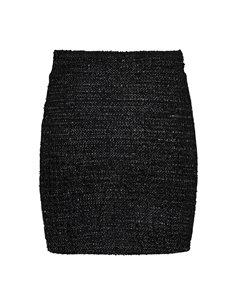 FALDA onlTIT BUTTON Black/Cloud - Negro/Blanco 2