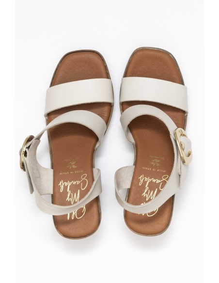 SANDALIA TACÓN OH! MY SANDALS Hielo