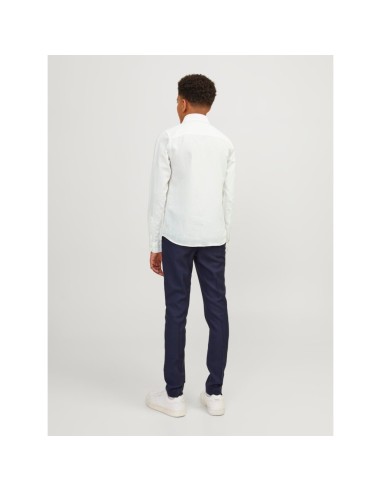 CAMISA JUNIOR DE LINO JJELINEN White/Blanco
