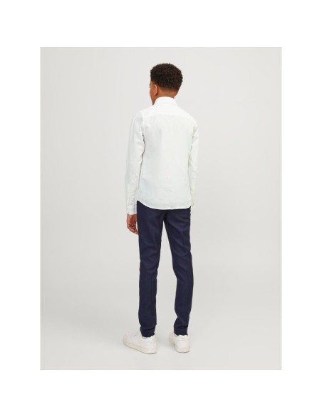 CAMISA JUNIOR DE LINO JJELINEN White/Blanco