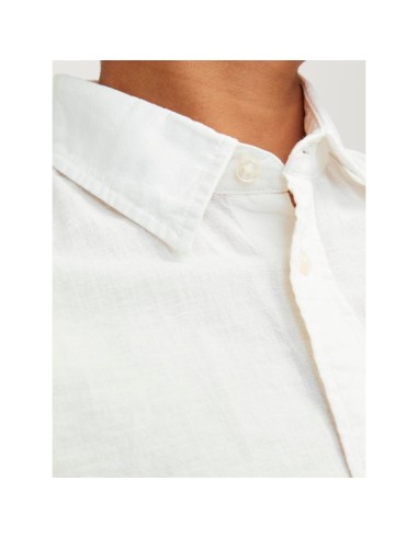 CAMISA JUNIOR DE LINO JJELINEN White/Blanco