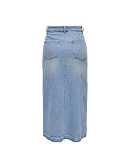 FALDA DENIM MIDI JDYBELLA Light Blue/Azul Claro