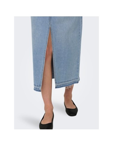FALDA DENIM MIDI JDYBELLA Light Blue/Azul Claro