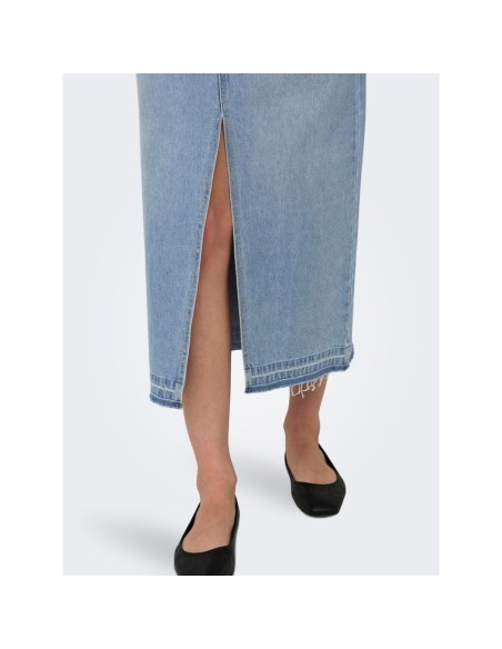 FALDA DENIM MIDI JDYBELLA Light Blue/Azul Claro