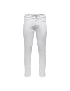 PANTALONES VAQUEROS DE CORTE SLIM ONSLOOM White/Blanco