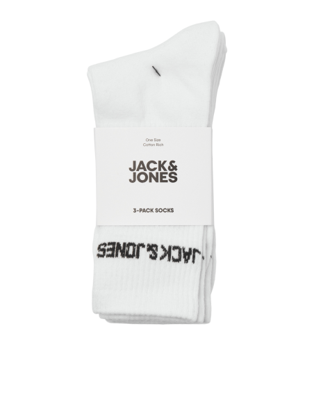 PACK-3 CALCETINES JACMELVIN White/Blanco