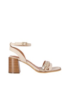 SANDALIA DE TACÓN MEDIO CLARITA 01 CHIKA10 Beige/Beige