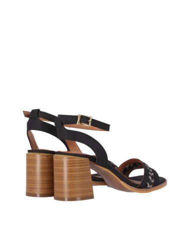 SANDALIA DE TACÓN MEDIO CLARITA 01 CHIKA10 Black/Negro