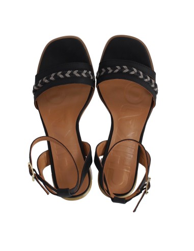 SANDALIA DE TACÓN MEDIO CLARITA 01 CHIKA10 Black/Negro