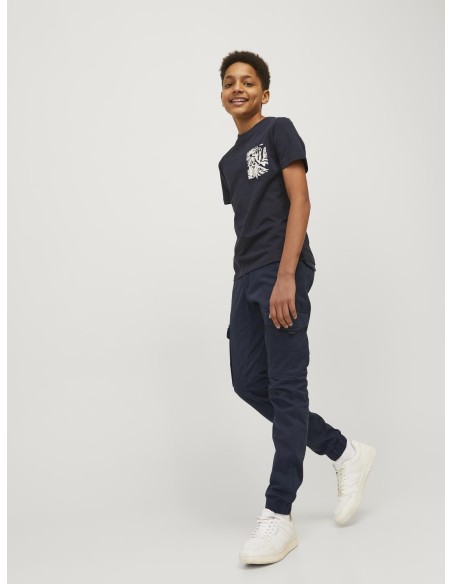 PANTALÓN JUNIOR CARGO JPSTPAUL Navy Blazer/Marino