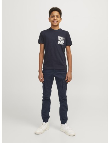 PANTALÓN JUNIOR CARGO JPSTPAUL Navy Blazer/Marino